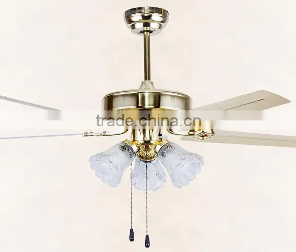 Gilding Meting Ceiling Fan Light photo-2