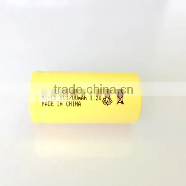 Ni-cd sc 1700mah 1.2v Rechargeable Battery photo-3