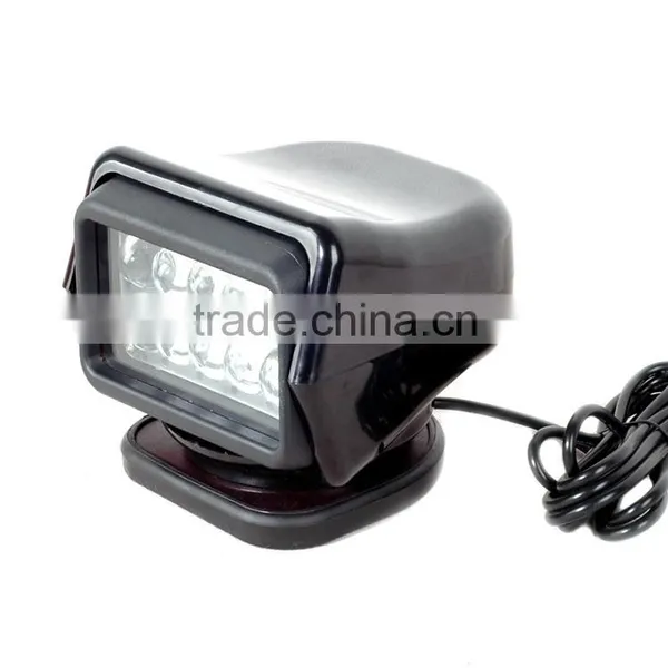 360 Degree Rotating 50W Led Search Light Remote Control Spot Work Light For Jeep Off Road Vehicles Trucks Boat photo-3