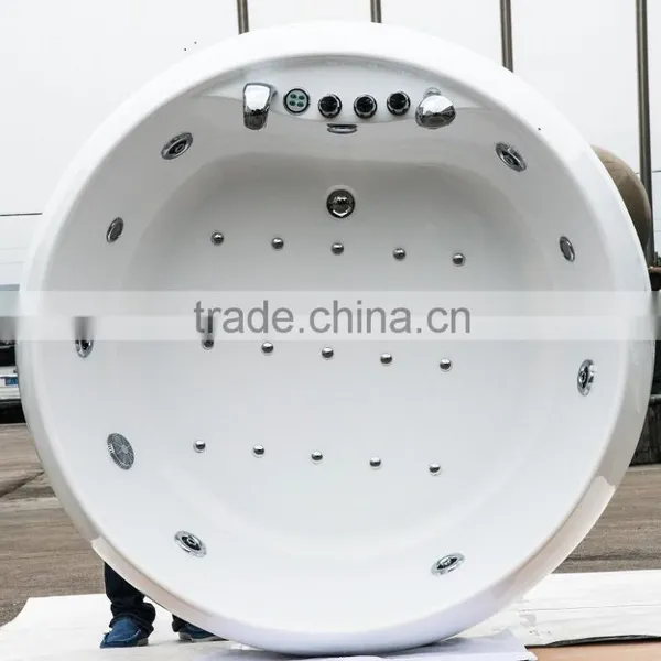 CUPC Acrylic Big Round Bathtub, Bath Tub Round,1000mm Round Bathtub photo-4
