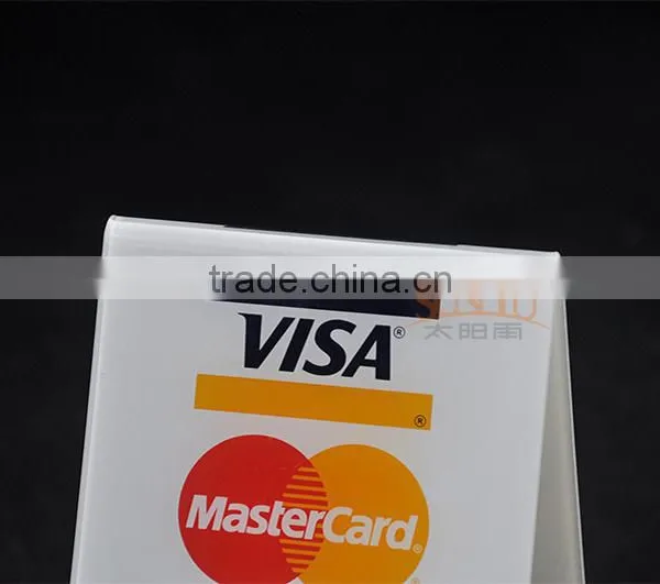 Advertisement Printing V Shape Acrylic Advertisement Sign photo-5