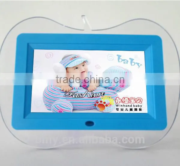7 Inch Gift Digital Photo Frame Alarm Clock MP3 MP4 Movie Player Quality Choice photo-3