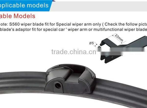 S560 Side Pin 5*22mm Wiper Arm Auto Parts S350 Rubber Refill Windscreen Soft Wiper Blade photo-4