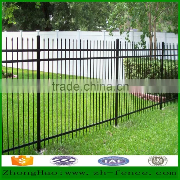 PVC Coated Tubaler Steel Fence Wall Yard Fence Wall and Fence Gate Designing photo-5