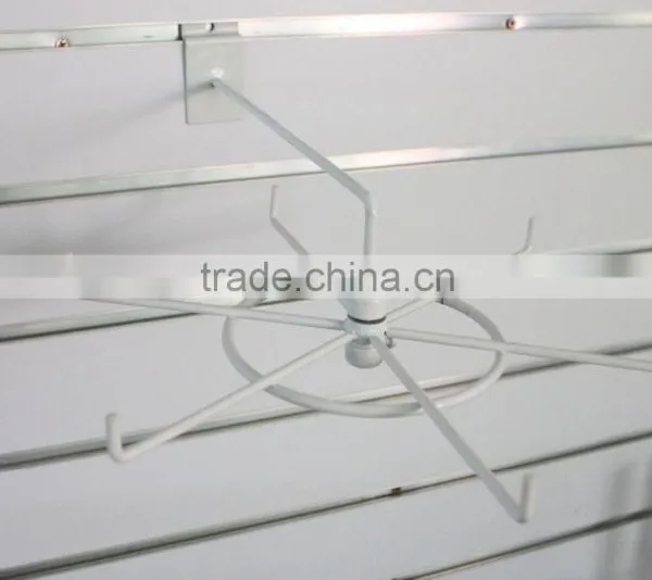 SLATWALL Spinner Jewellery Tie Scalf Shopfittings 6 Prong Display Spinning Hook photo-3