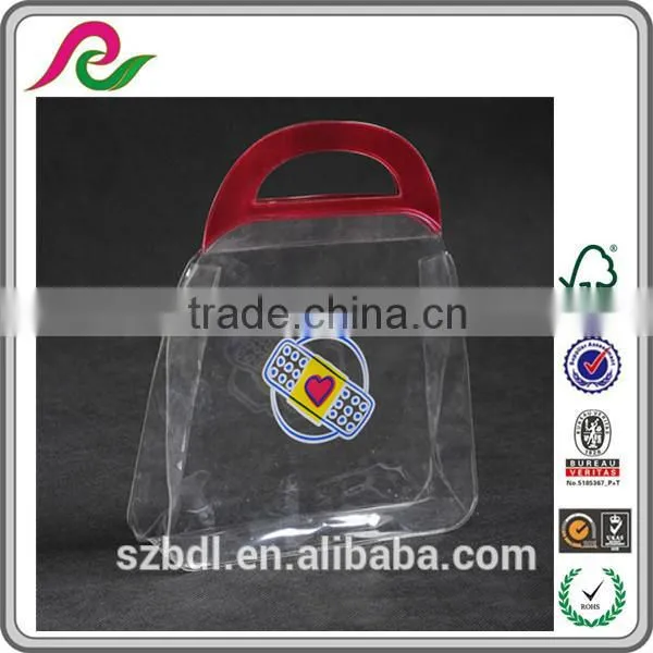 2016 Popular Stand up Transparent Pvc Waterproof Bag photo-2