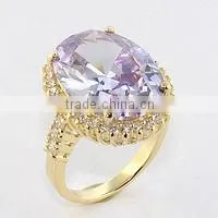 18k Gold Plated 925 Silver Women Classic Ring