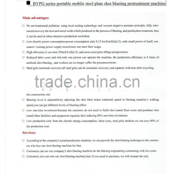 Shot Blasting Machine for the Steel Plate photo-4
