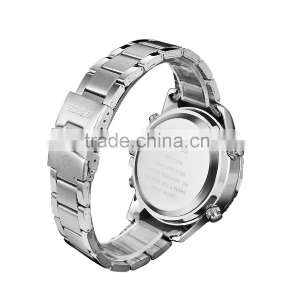 WH1104 Brand Name Men Watches Weide Quartz Hand Watch photo-2