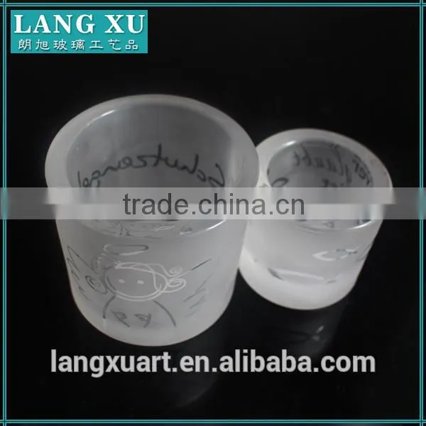 Frosted Color Crystal Lotus Flower Candle Holder Wholesale photo-4