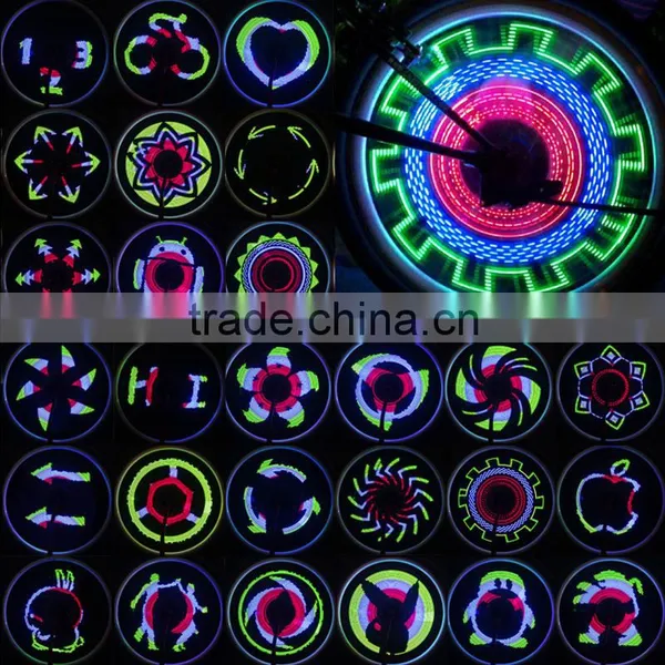 Bike Wheel LED Lights Spoke Light Rim Light RGB 48 LEDs 48 Patterns photo-3