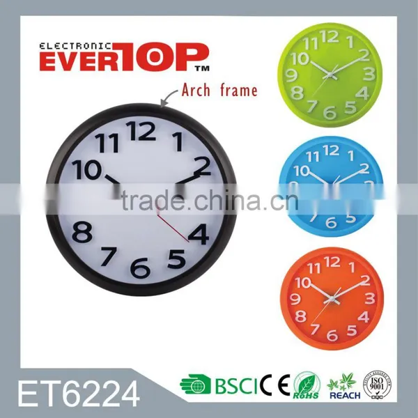 2016 BEST SALE WALL CLOCK WITH 3D NUMBERS ET6226 photo-4