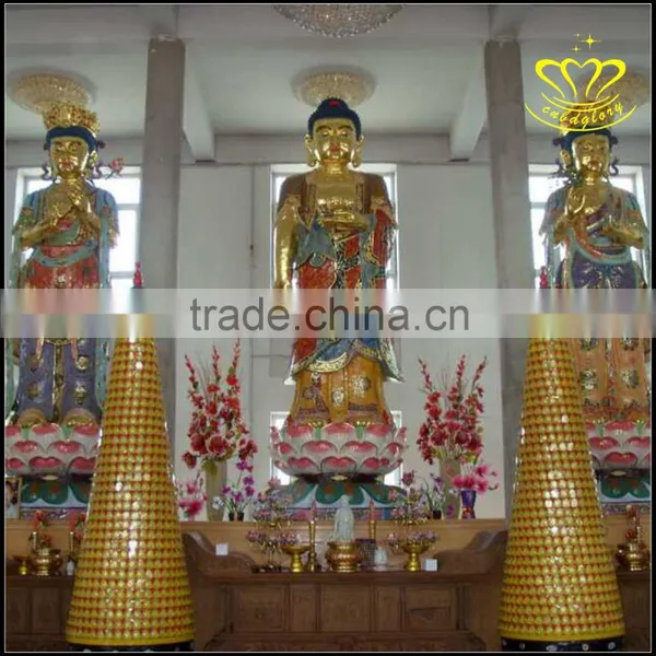 Maitreya Buddha Casting Bronze Statue of the Temple of the Temple Worship Buddha Sculpture photo-3