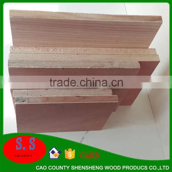 China 2016 New Finger-jointed S4s Red Meranti Timber Blockboard Cement Sandwich Panel photo-6