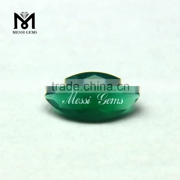 3x6mm Marquise Cut Natural Green Precious Agate Gemstone photo-3