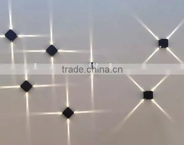 W-003034 IP54 4W LED Modren Square Led Wall Light,concise Designed Wall Mounted Lamp photo-2
