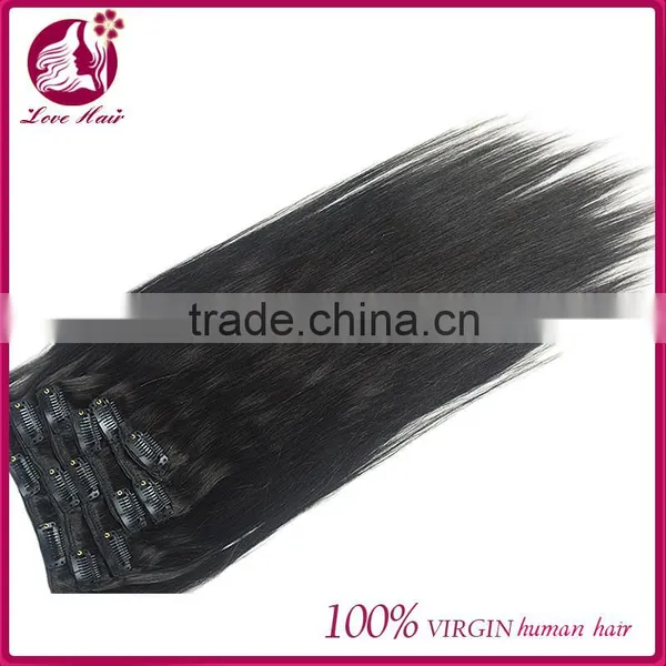 Grade 8A Virgin Hair 100g 8-32inch In Stock Top 10 Hair Straighteners Clip In Hair Extensions For Black Women photo-3