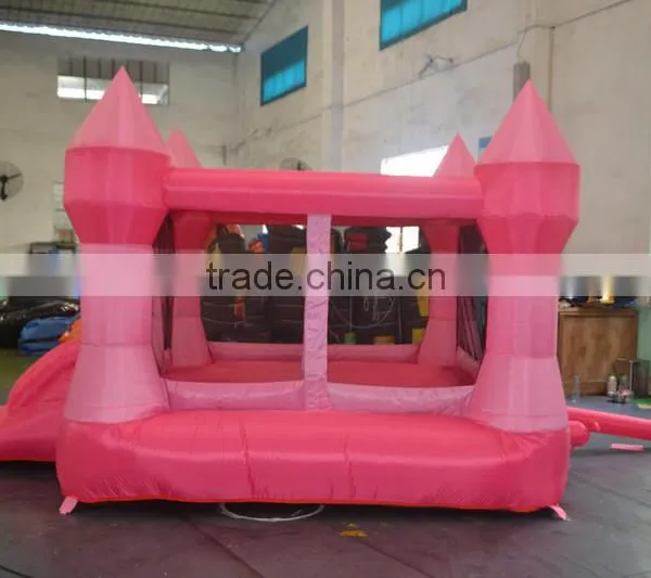 Residential 420D Nylon Pink Indoor Mini Bouncy Castle Folding Baby Bouncer Inflatable Toys for Kids photo-3
