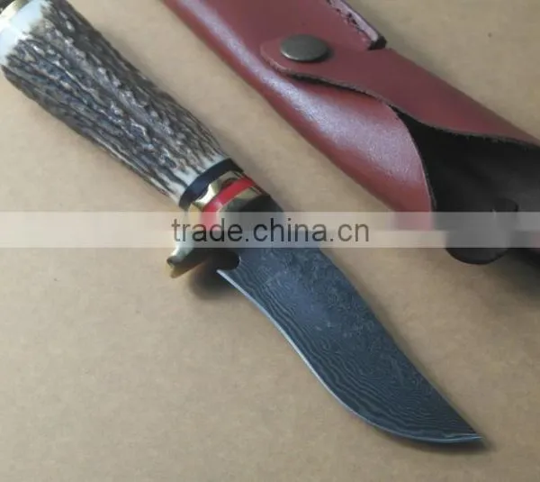 OEM 100% Handmade Damascus Steel Hunting Knife photo-3