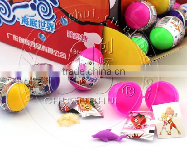 Eggs Candy With Water Growing Toy / Tattoo Popping Candy Egg Toy photo-3