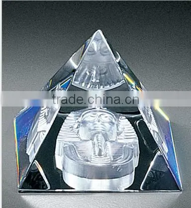 Transparent Crystal Pyramids Carved Manufacturer Crystal Pyramids photo-2