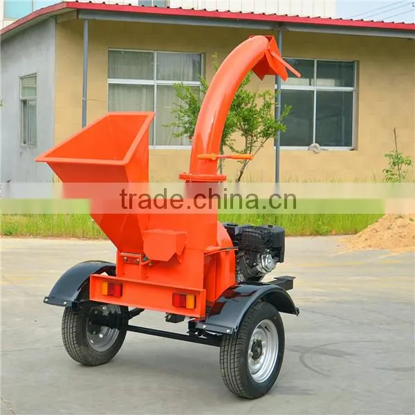 Self-feeding Wood Chipper Log Shredder With 13HP B&S Gasoline Engine photo-2