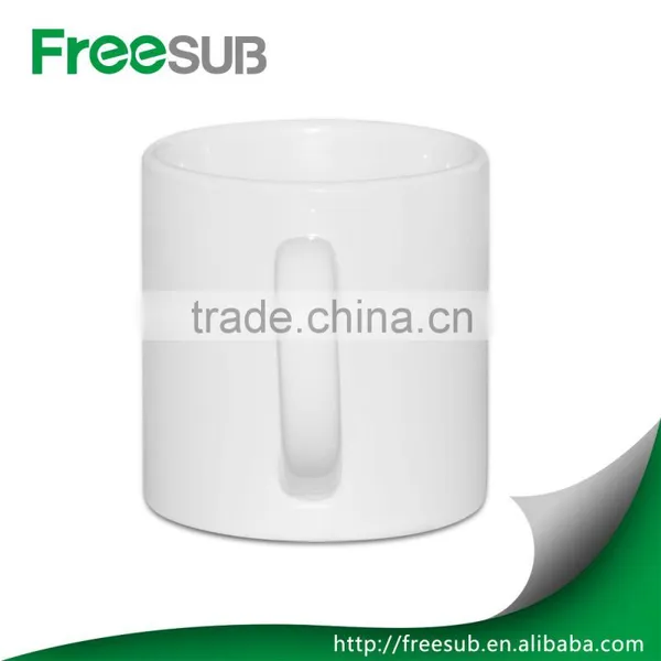 High Quality Small Size Sublimation Coated 6 oz Bone China White Mug for Wholesale photo-3