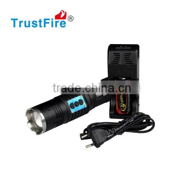 New Style Focusing Flashlight TrustFire Hand Rechargeable Flashlight Z7 550LM Zoomable Led Flashlight photo-5