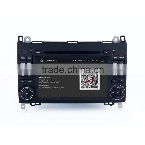 7" Android 5.1.1 Car DVD GPS for Mercedes Benz A Class W169 Sprinter Viano Quad Core 16GB Radio RDS BT 3G Wifi Wholesale Factory photo-2