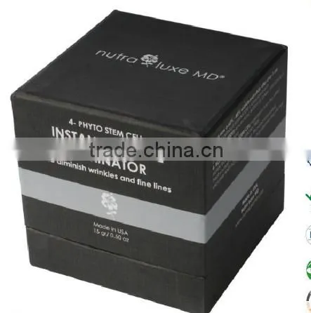 Different Design Black Paper Perfume Packaging Box photo-3