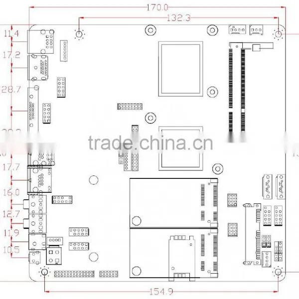 Industrial Embedded Mini - ITX VWM-M19 Motherboard photo-4