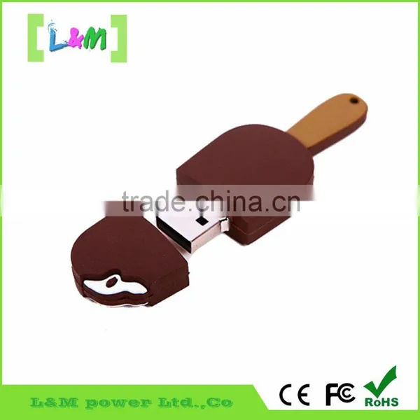 Cute Custom Molded PVC USB Flash Drive for Promotional or Retail Use photo-3