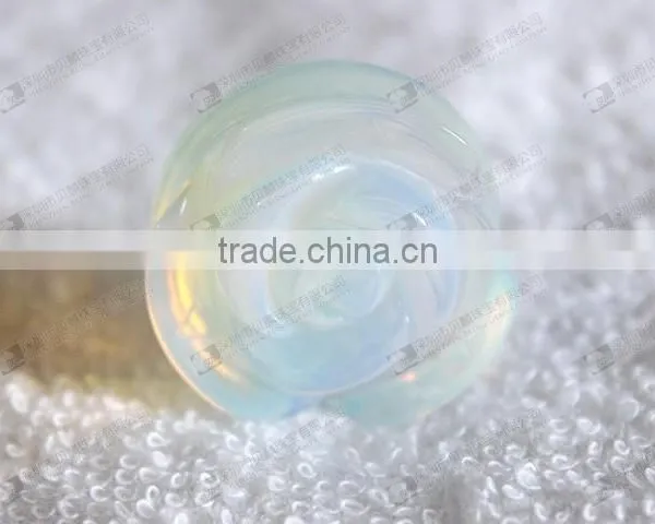 Carved Flower Gemstone Ear Plugs photo-3