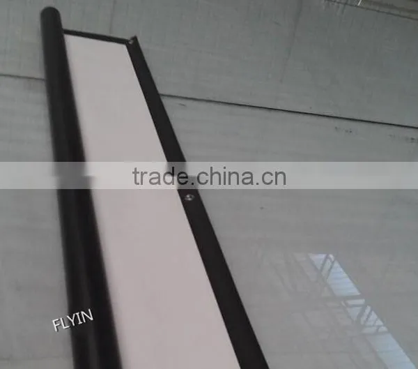 100 Inch 16:9 Ratio Manual Fabric Projection Screen Projector Screen photo-6