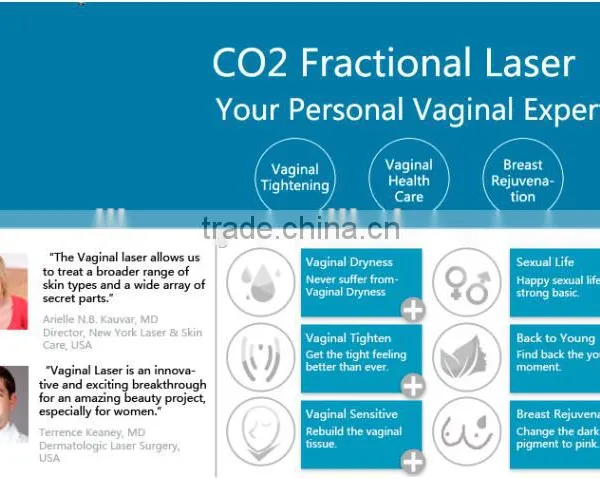 2015 Amazing Co2 Laser Vaginal Tightening 10600nm Fractional Co2 Laser Scar Removal Machine 100um-2000um photo-3