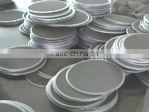 500mm Closed Edge Stainless Steel Filter Disc,20mmStainless Steel Filter Plates photo-6