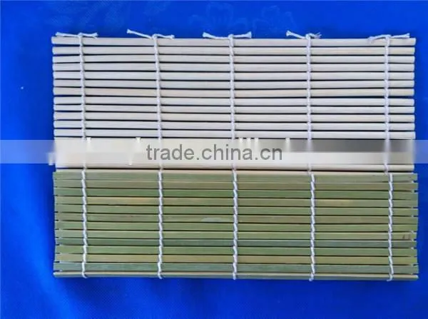 High Quality Wholesale Bamboo White Sushi Rolling Mat photo-2