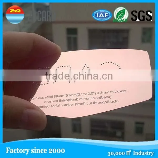 QR Code UV Magnetic Strip Metal Card photo-5