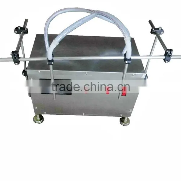 Stainles Steel Semi Automatic Electric Double Nozzle Engine Oil Filler Shampoo Filling Machine Liquid Soap Filling Machine photo-2
