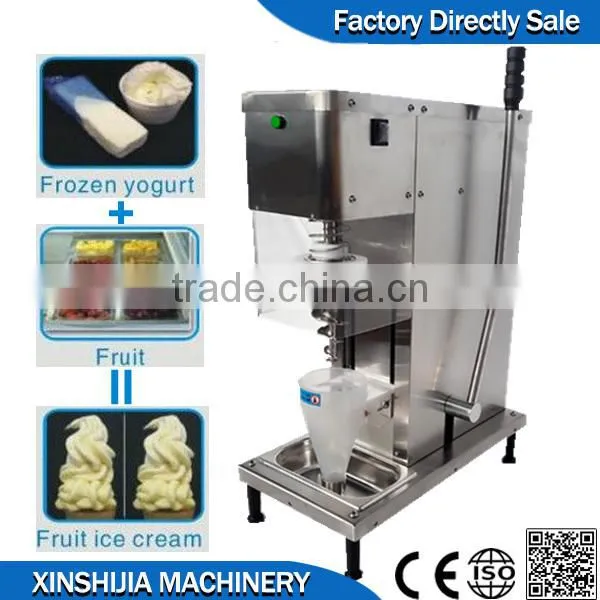China Manufacture Commercial Real Fruit Ice Cream Mixer photo-2