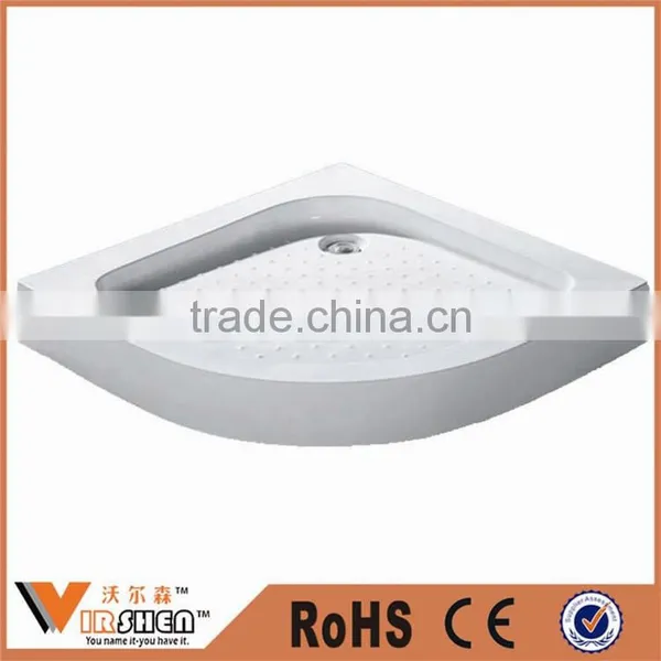 Bathroom Ceramic Sanitary Ware Square Slate Anti Slip Acrylic Shower Tray photo-2