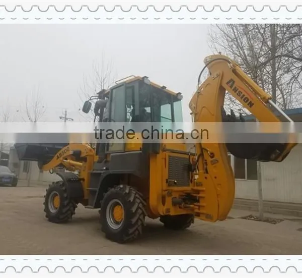 AS500 5TN 4x4 Retroexcavadora Cargadoras China Con Joystick y AC photo-3