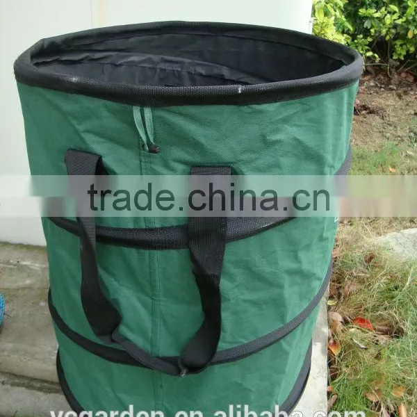 Printed Pop up Garden Bag PP PE Oxford Jute Material Garden Bag Wholesaler photo-2