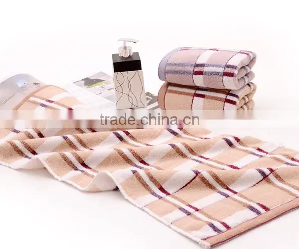 2015 Wholesame Fashion Design China Bath Microfiber Towels Check Face Towels photo-5