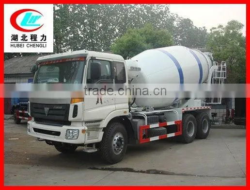 FOTON Auman 4x2 Concrete Mixer Truck With 10M3 Tanker Mixer Truck for Sale photo-1