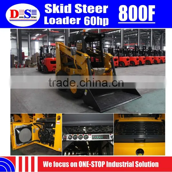 800F WECAN Mini Skid Steer Loader for Sale - 800KG Capacity + 45kw Engine + 0.47m3 Bucket photo-5
