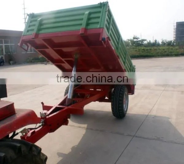 Hot Sale Euro Style Agtrilculture Tractor Use Hydraulic 2 Ton, Farm Tipping Trailer, Rear and Side Tipping With CE Certification photo-2
