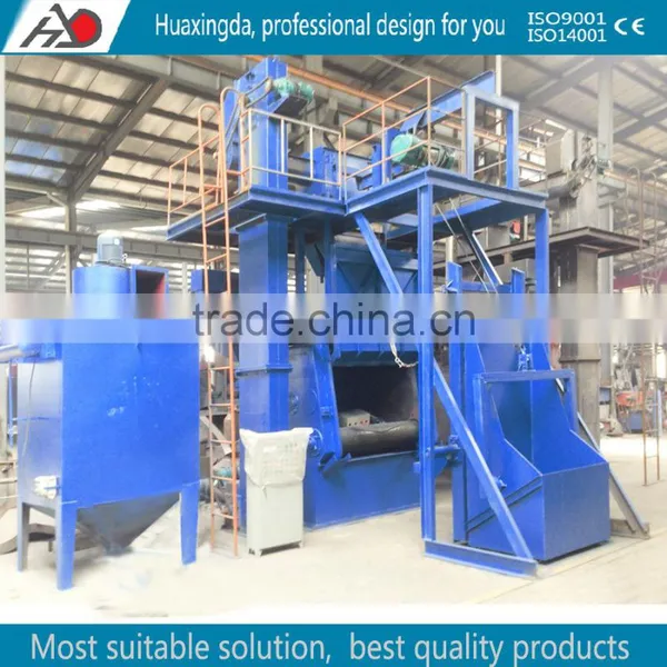 QR3210 Surface Cleaning and Strengthening Tumble Belt Shot Blast Cleaning Machine With Lower Price
