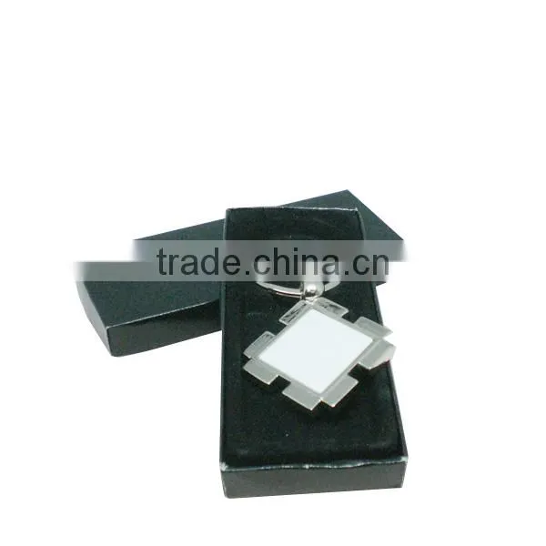 Sublimation Small Metal Key Chain Key Fasteners photo-2