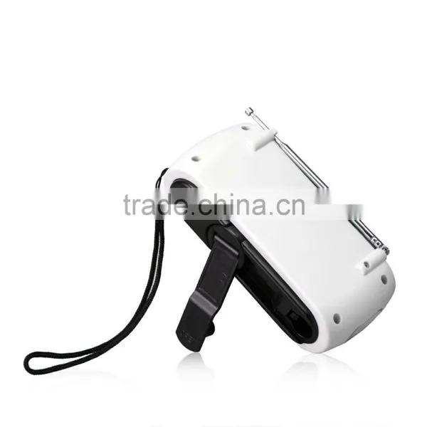 Portable Emergency Radio Solar Powered Dab Radio Powerful Flashlight Pocket Charger photo-3
